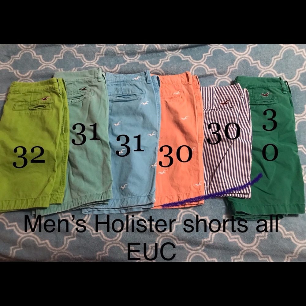 Men’s Hollister Shorts different sizes